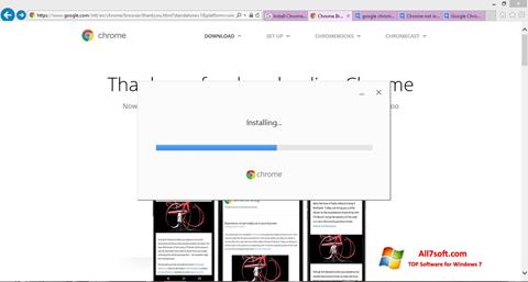 સ્ક્રીનશૉટ Google Chrome Offline Installer Windows 7