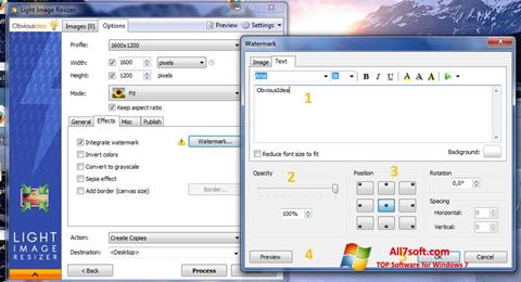 સ્ક્રીનશૉટ Light Image Resizer Windows 7