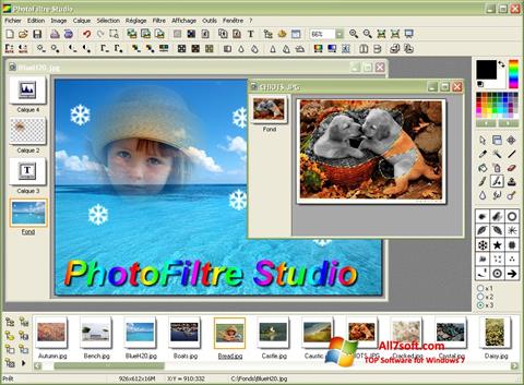 સ્ક્રીનશૉટ PhotoFiltre Windows 7