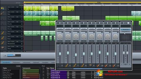 સ્ક્રીનશૉટ MAGIX Music Maker Windows 7
