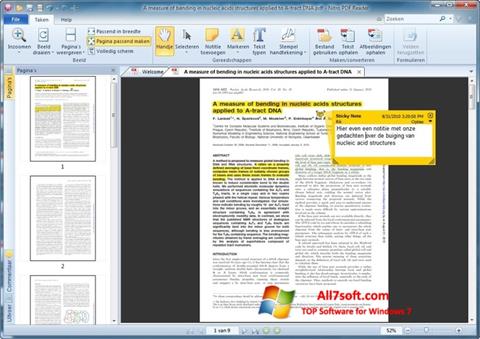 સ્ક્રીનશૉટ Nitro PDF Reader Windows 7