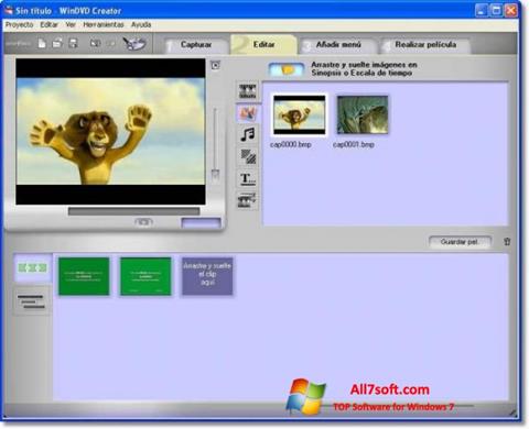 સ્ક્રીનશૉટ WinDVD Creator Windows 7