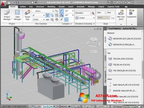 સ્ક્રીનશૉટ AutoCAD Windows 7