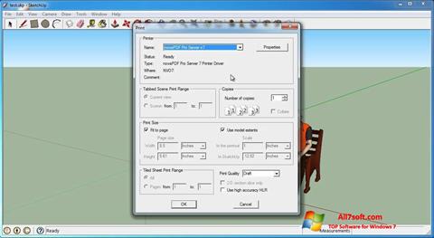 સ્ક્રીનશૉટ SketchUp Make Windows 7