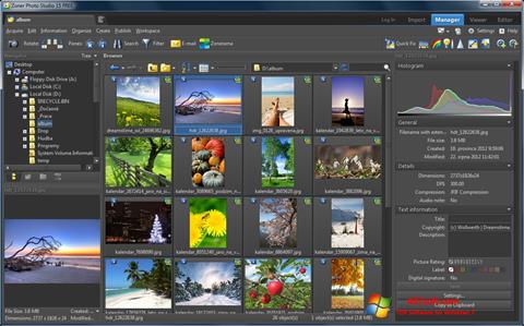 સ્ક્રીનશૉટ Zoner Photo Studio Windows 7
