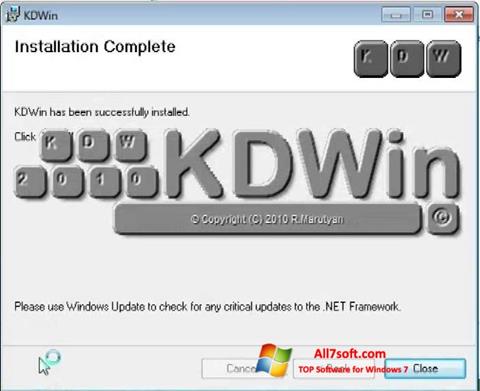 સ્ક્રીનશૉટ KDWin Windows 7