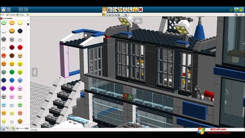 સ્ક્રીનશૉટ LEGO Digital Designer Windows 7