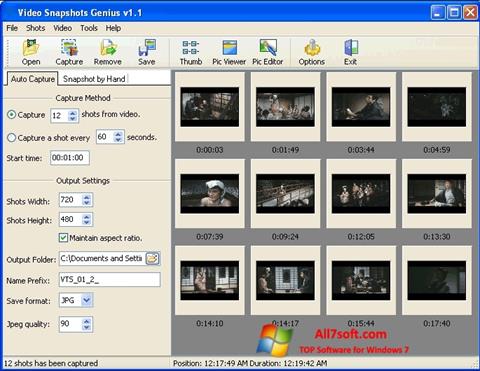 સ્ક્રીનશૉટ SnapShot Windows 7