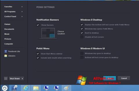 સ્ક્રીનશૉટ Pokki Windows 7