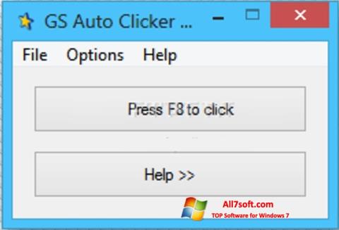 સ્ક્રીનશૉટ GS Auto Clicker Windows 7