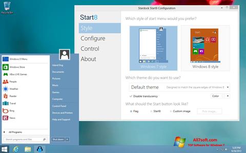 સ્ક્રીનશૉટ Start8 Windows 7
