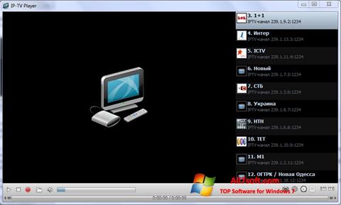 સ્ક્રીનશૉટ IP-TV Player Windows 7