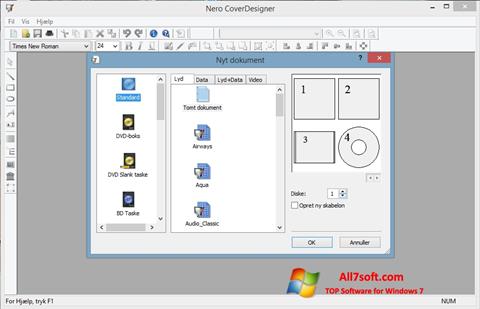 સ્ક્રીનશૉટ Nero Cover Designer Windows 7