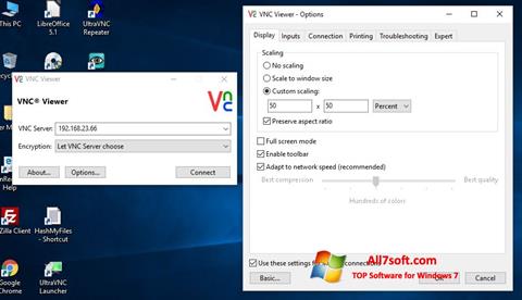 સ્ક્રીનશૉટ VNC Windows 7