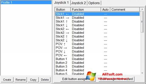 સ્ક્રીનશૉટ JoyToKey Windows 7