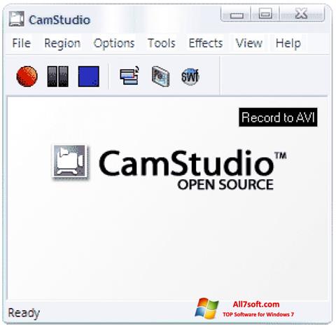 સ્ક્રીનશૉટ CamStudio Windows 7