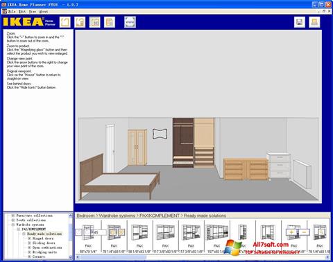 સ્ક્રીનશૉટ IKEA Home Planner Windows 7