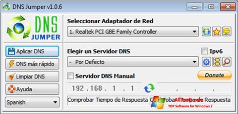 સ્ક્રીનશૉટ DNS Jumper Windows 7