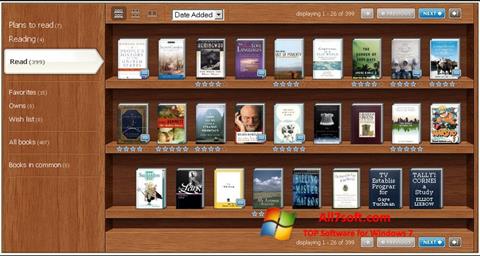 સ્ક્રીનશૉટ Bookshelf Windows 7