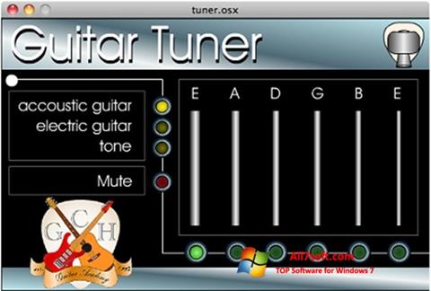 સ્ક્રીનશૉટ Guitar Tuner Windows 7