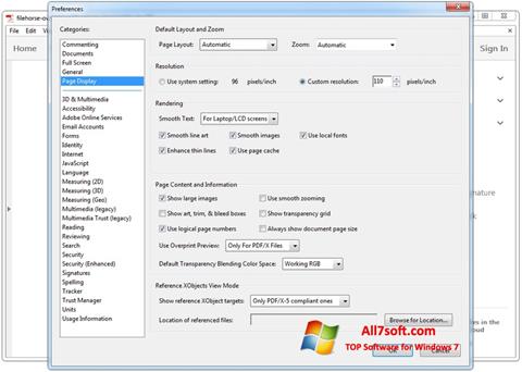 સ્ક્રીનશૉટ Adobe Acrobat Windows 7