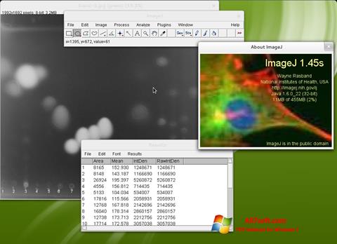 સ્ક્રીનશૉટ ImageJ Windows 7