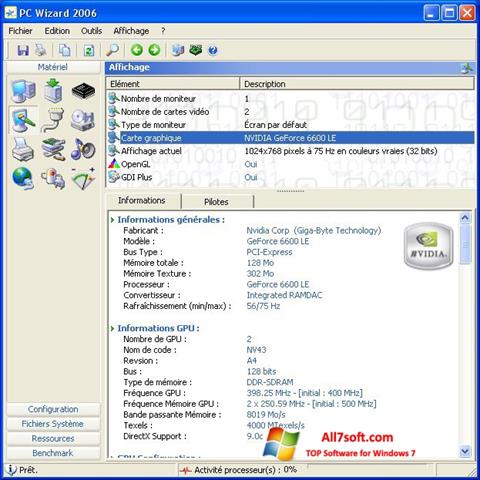 સ્ક્રીનશૉટ PC Wizard Windows 7