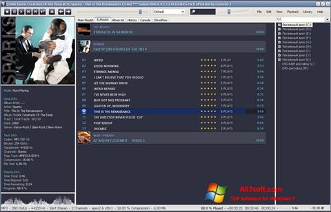 સ્ક્રીનશૉટ Foobar2000 Windows 7