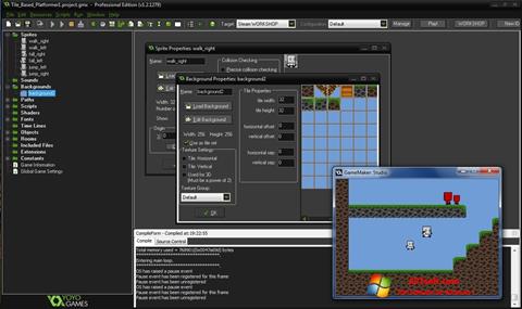 સ્ક્રીનશૉટ GameMaker: Studio Windows 7