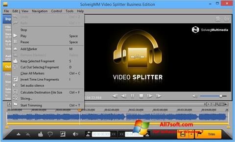 સ્ક્રીનશૉટ SolveigMM Video Splitter Windows 7