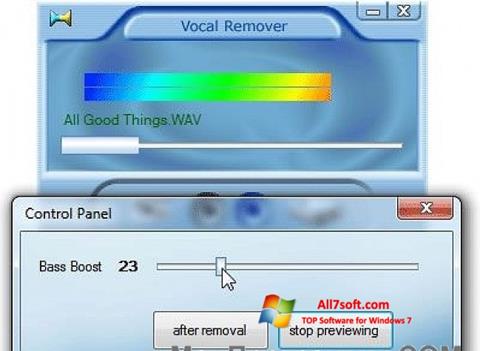 સ્ક્રીનશૉટ Yogen Vocal Remover Windows 7