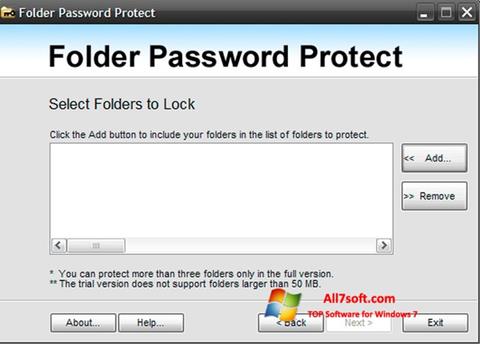 સ્ક્રીનશૉટ Password Protect USB Windows 7
