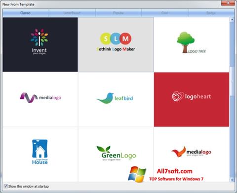 સ્ક્રીનશૉટ Sothink Logo Maker Windows 7